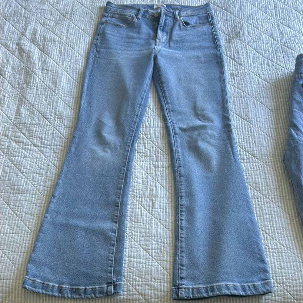 Light Blue Women's Flared Jeans